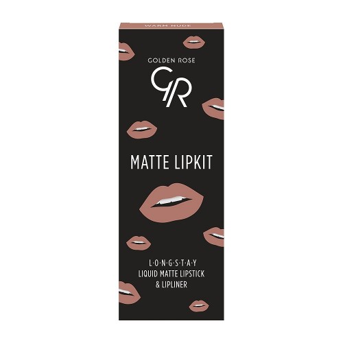 Golden Rose Matte Lip Kit Warm Nude